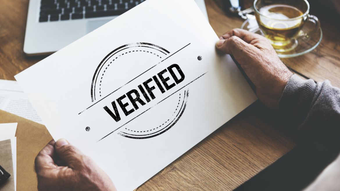 Verified Certified Affirm Authorised Approve Concept